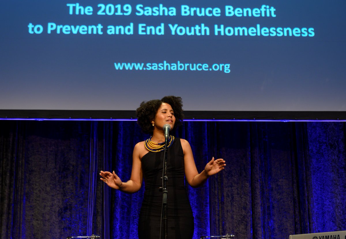SashaBruceYouth's tweet photo. Thank you @Cecily_Music for the incredible show to prevent and end youth homelessness #homesnotstreets.  And thanks to our chairs @addisoncc and Maple Adams-Krygier! https://t.co/D8R87Tgb9z