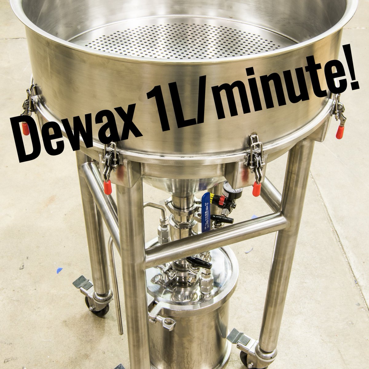extraktLAB's tweet photo. No #bottlenecks here! #Dewax 1 liter/minute! The #DrainDroyd has you covered.
Check out our #innovative #solutions: https://t.co/uaxhHl3iwP or call 657-223-8158.
#cannabisbusiness #cannabisscience #cannabis #hemp #CBD #hempoil #manufacturing https://t.co/DQLOq374GQ