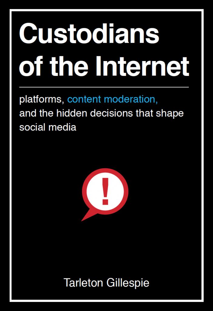 UMSTS Program (@michigansts) on Twitter photo Hello Internet! Join our LIVE STREAM tomorrow at 12pm EDT to hear @TarletonG speak about his latest book, "Custodians of the Internet." 💻🖱️🚮
(<a href="/LAReviewofBooks/">Los Angeles Review of Books</a> called it "excellent and timely.")
esc.umich.edu/event/ethics-p… <a href="/umsi/">School of Information</a> <a href="/UM_CommStudies/">UM Communication and Media</a> <a href="/umisr/">U-M ISR</a> <a href="/umisrcps/">Center for Political Studies</a> via <a href="/niftyc/">niftyc</a> Hello Internet! Join our LIVE STREAM tomorrow at 12pm EDT to hear @TarletonG speak about his latest book, "Custodians of the Internet." 💻🖱️🚮
(<a href="/LAReviewofBooks/">Los Angeles Review of Books</a> called it "excellent and timely.")
esc.umich.edu/event/ethics-p… <a href="/umsi/">School of Information</a> <a href="/UM_CommStudies/">UM Communication and Media</a> <a href="/umisr/">U-M ISR</a> <a href="/umisrcps/">Center for Political Studies</a> via <a href="/niftyc/">niftyc</a>