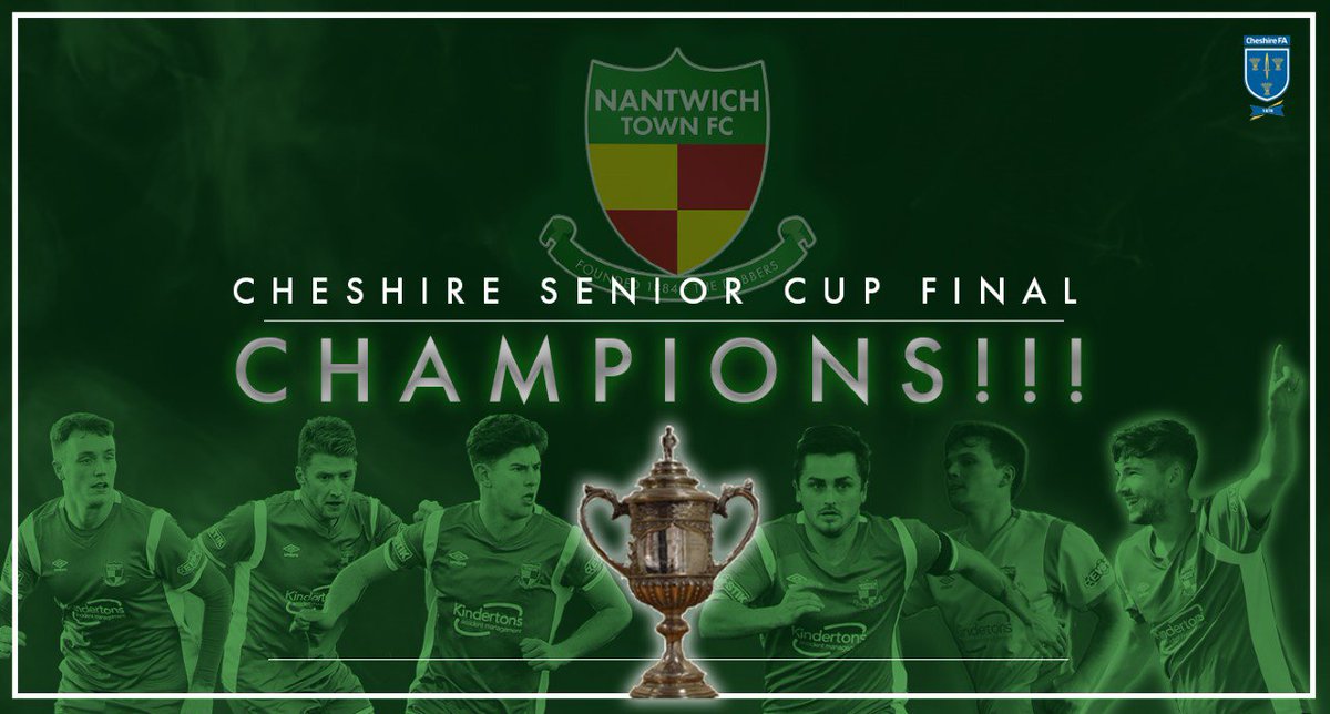 TheDabbers's tweet photo. IT'S ALL OVER! THE DABBERS ARE BACK-TO-BACK CHESHIRE SENIOR CUP CHAMPIONS!!! https://t.co/S9wcRUEoQU