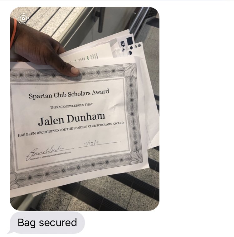 Suits4Success16's tweet photo. Congratulations to @______jalen on receiving a scholarship through the Renaissance High School Spartan Club! #ThinkBuildElevate https://t.co/yu18MCta30