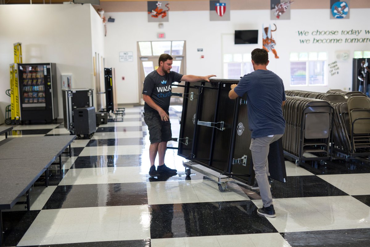 sendnetwork's tweet image. A @walkchurch volunteer started by saying, "I want to help." Now, he leads one of the church's volunteer teams every Sunday. How are your people serving in the church? Share using the hashtag #BehindTheService!