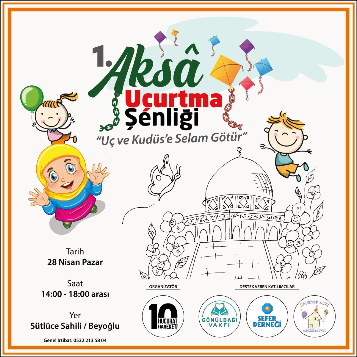 elektriktv's tweet photo. İstanbul'da Mescid-i Aksa için çocuklara yönelik uçurtma şenliği düzenleniyor. 

#AksaUçurtmaŞenliği https://t.co/PTuVyPel8l