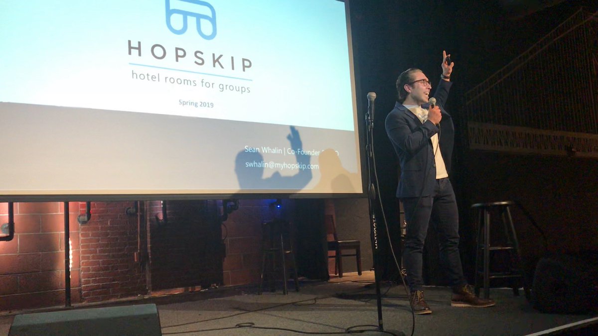 SeanWhalin's tweet photo. BIG thanks to @startupleaders for the opportunity to pitch @HopSkip_ at last night's #pslpitchnight. Also, congrats to our fellow startups in the #PSLAccelerator cohort!!! #Philly #tech #startups https://t.co/or2bkRbLUj