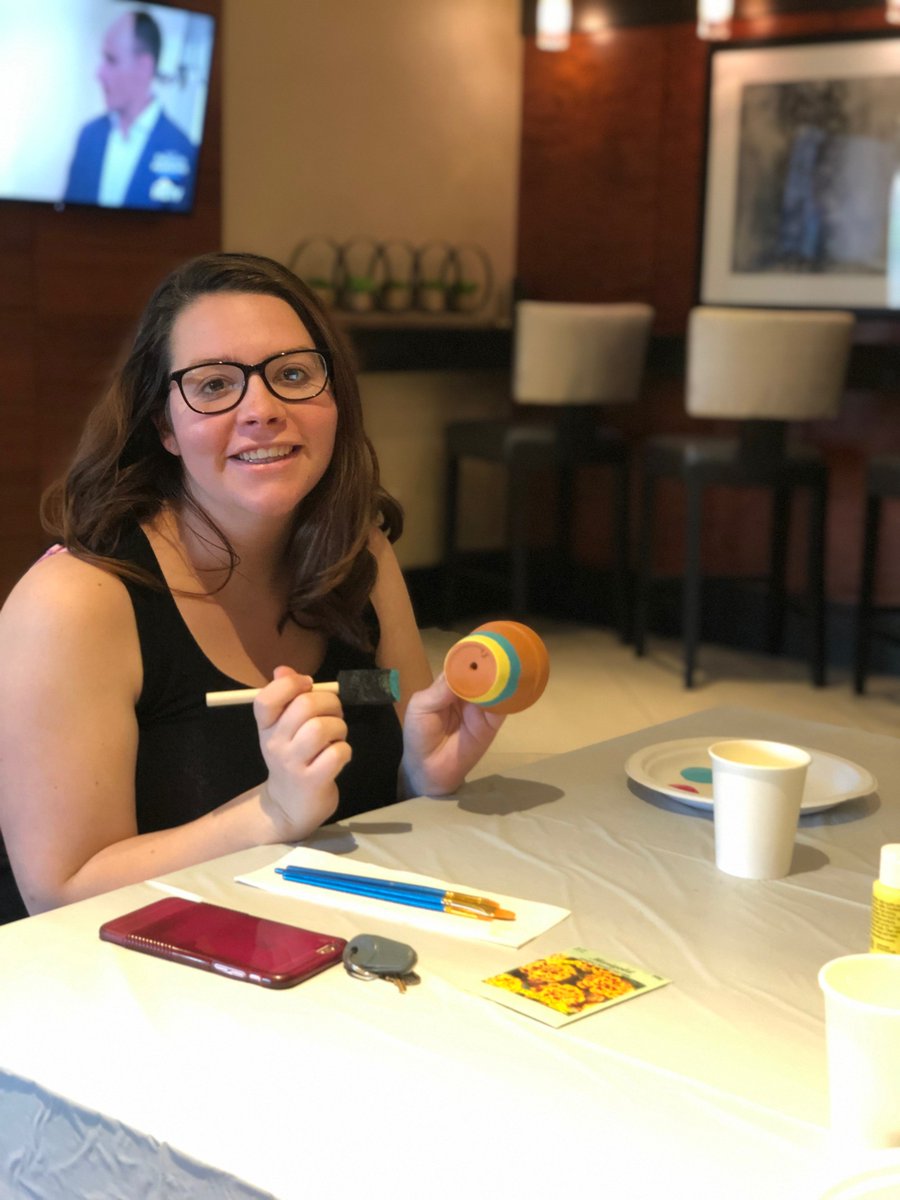 Earth Day Sip, Paint and Plant! Smile because life is good. #EarthDay #sipandpaint