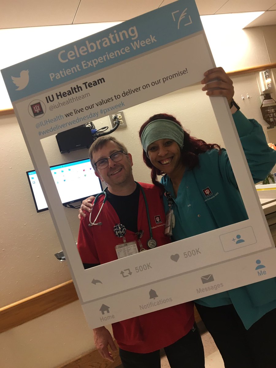 lori_garrard's tweet photo. @IUHealthTeam  6N We are Patient Experience!!  #WeDeliverWednesday #pxweek https://t.co/ayGY2TLW1r