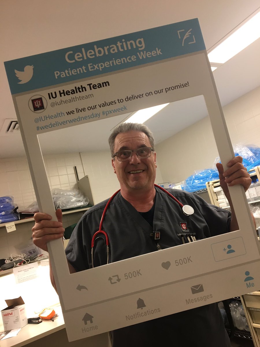 lori_garrard's tweet photo. @IUHealthTeam #pxweek #WeDeliverWednesday 6N Living our values! Excellence-Purpose-Compassion-Team! https://t.co/eNLkKXeZXz