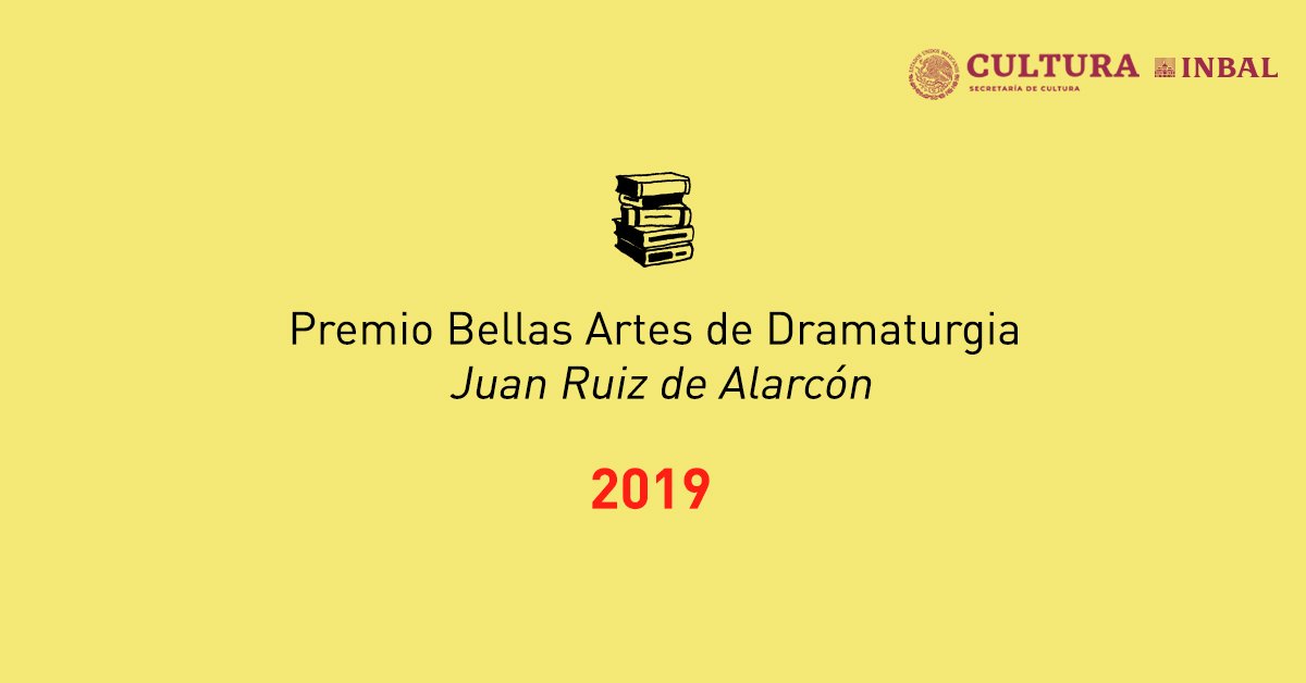 literaturainba's tweet photo. Tienes hasta este viernes 26 de abril para enviar tu propuesta para el Premio de Dramaturgia Juan Ruiz de Alarcón 2019: https://t.co/IwBlKG7W9l 

¡No lo dejes pasar!
#PBAL19 https://t.co/KgzbJVigGf