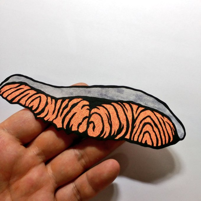 鮭の切り身のtwitterイラスト検索結果