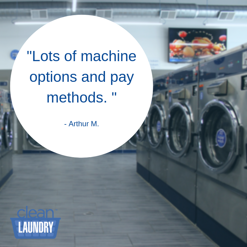 1CleanLaundry's tweet photo. Thanks for the review, Arthur! If you haven't left us one yet, head to our page and let us know about your Clean Laundry experience!
#clean #laundry #review #laundromat #selfserve #options #customerreview https://t.co/IXzDLIpuo9