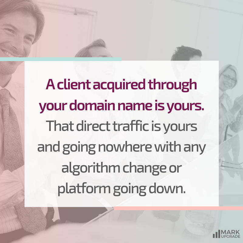 markupgrade's tweet photo. Ever ask yourself: “Why do I need a #domain when I can just use #SocialMedia to promote my business?” Social media platforms are making changes whenever they want and you don’t have a voice, even if it impacts your #business. 

#MarkUpgrade #Branding #Domains #Startup #Marketing https://t.co/OljwwpKKpL