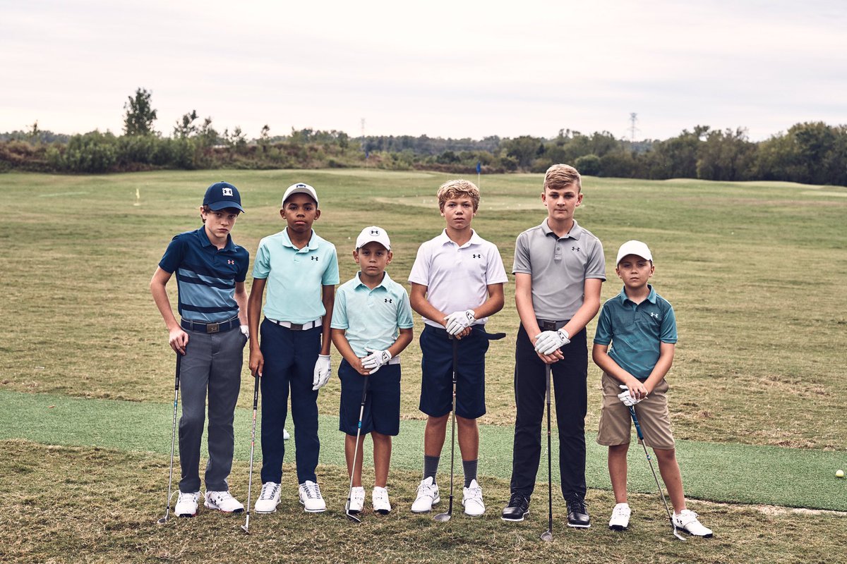 You’re never too young to strive for greatness—and fall in love with the game. Grab the gear. Find the green. bit.ly/UABoysGolf #UAGolf