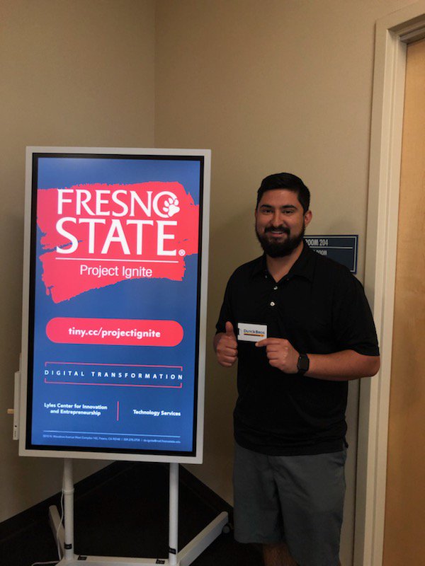 Congratulations to Brian A. for winning our 25$ Dutch Bros. gift card giveaway! You can win too by voting at ignite.innovate.fresnostate.edu/exhibition . There are 7 more cards up for grabs.