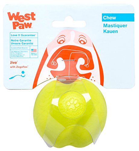 LoveToyDogs's tweet image. West Paw Zogoflex Jive Durable Nearly Indestructible Dog Ball Chew-Fetch-Play Dog Toy, 100% Guaranteed Tough, It Floats!, Made in USA, Large 3-1/4-Inch, Granny Smith dlvr.it/R3Rpf0 #DogFetch #dogfetchlauncher