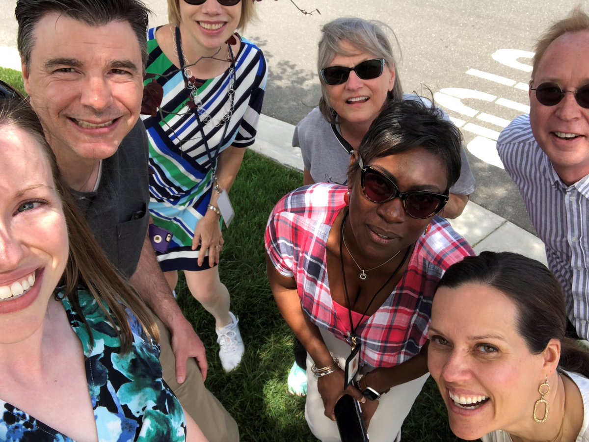 BlueCrossNC's tweet photo. What a gorgeous #WalkAtLunchDay! Blue Cross NCers enjoyed racking up steps in the βοΈ on campus (and at home with furry friends πΆ) #WFH #LifeAtBlueCrossNC #NWALD https://t.co/0rVhFQ9quJ
