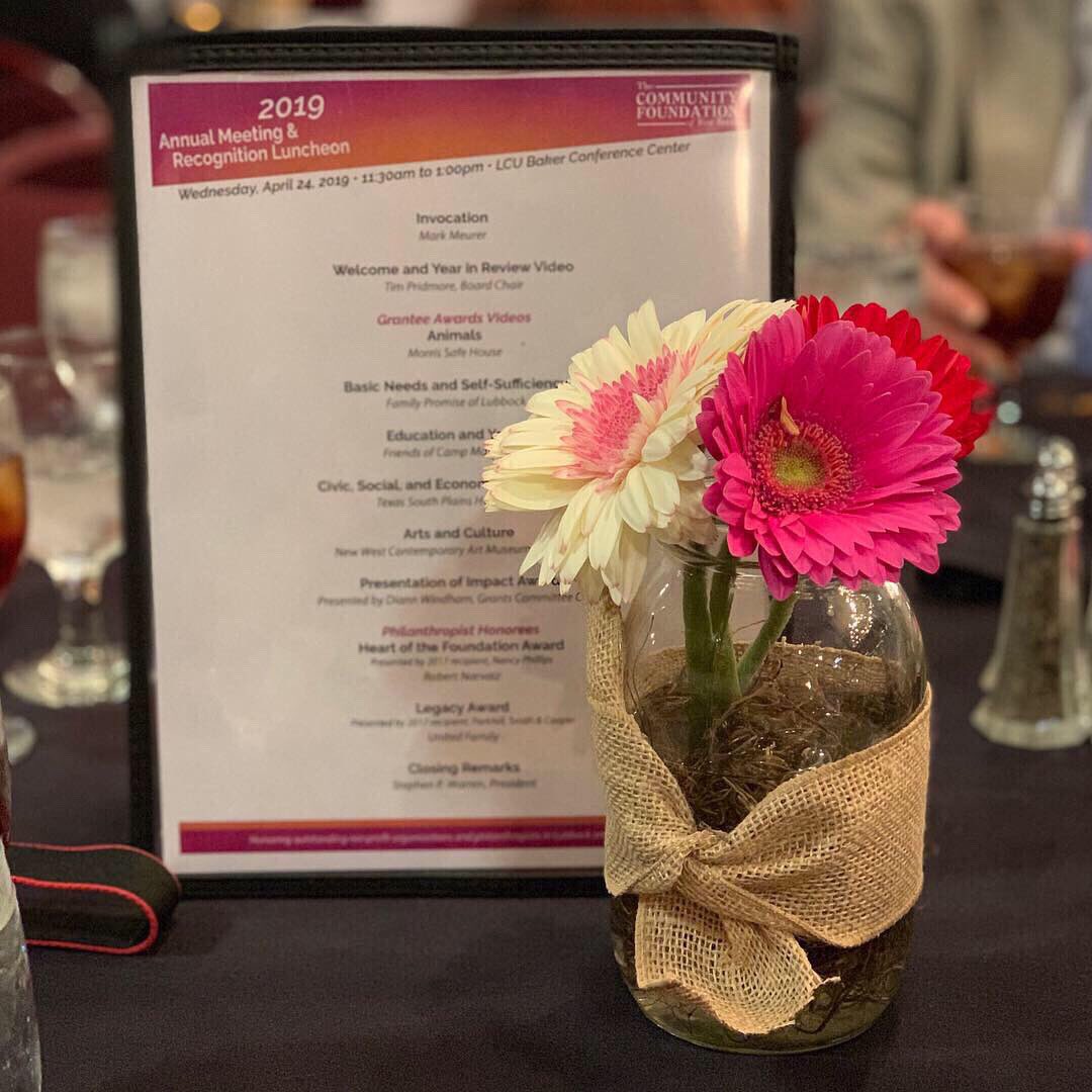 CommFdnofWestTx's tweet photo. Much fun was had at today's Annual Meeting &amp; Recognition Luncheon! We're so honored to be able to recognize these incredible nonprofit organizations and outstanding philanthropists. Thank you for the work you do! https://t.co/x2aEBopXxV