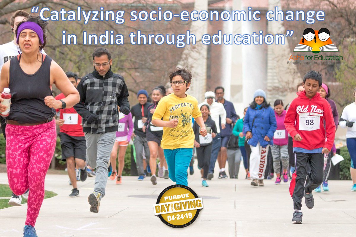 AshaPurdue's tweet photo. Our mission: "Catalyzing socio-economic change in India through education". What we do: "Help empower the underprivileged by providing access to education". Helping the future generation take giant leaps! Support the mission on #PurdueDayofGiving 
@AshaPurdue #boilermakers https://t.co/6IYeLYuYGw