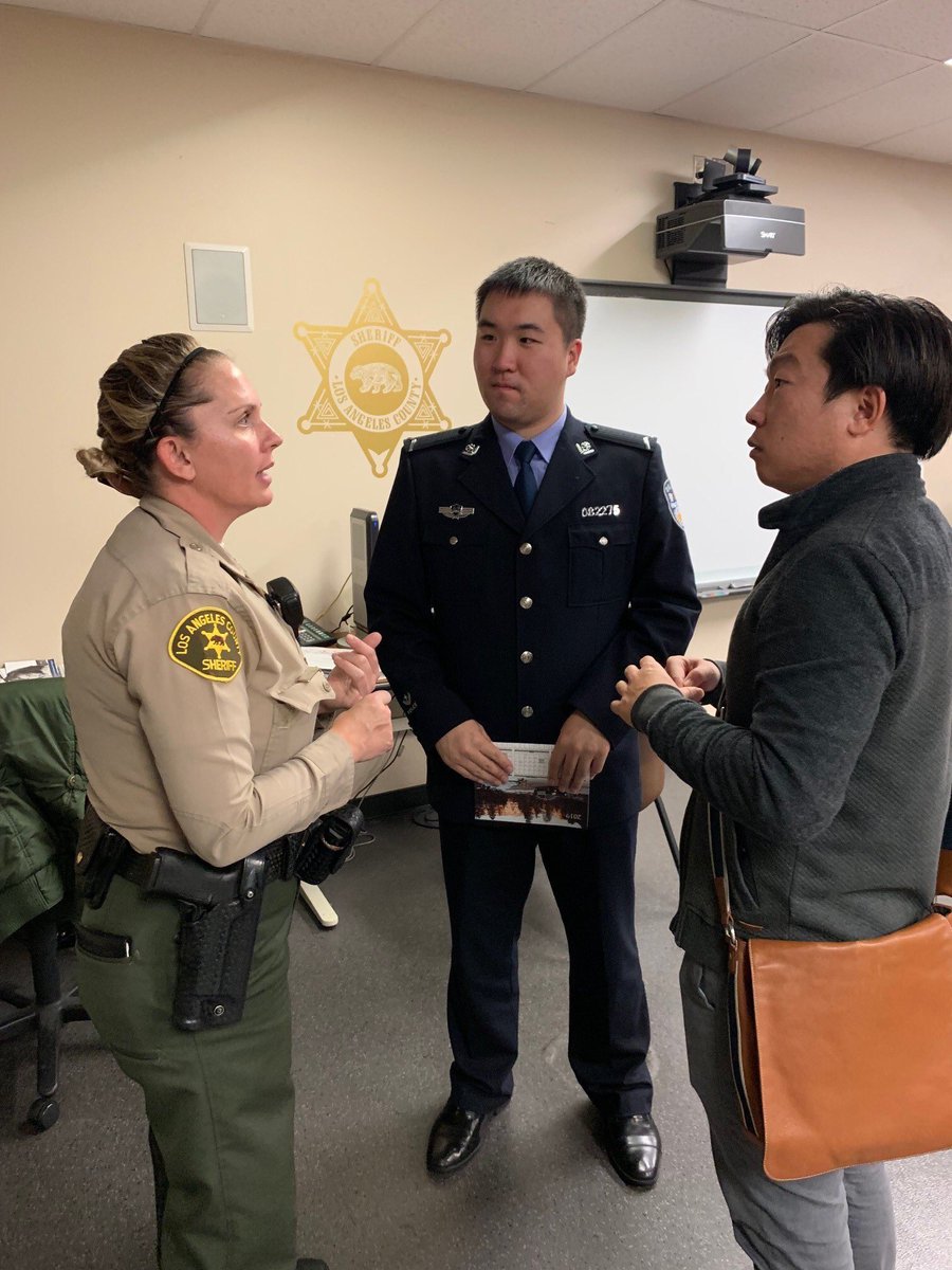 LASDHQ's tweet photo. Many @LASDHQ deputies &amp; professional staff are subject matter experts in their particular fields. Each day, including #diplomacyday, they embrace their global partners &amp; share lessons learned—
all in an effort to make @CountyofLa, and the world a safer place. https://t.co/zcFNRqZmO9