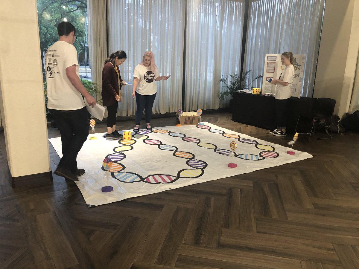 tamudnaday's tweet photo. Life size DNA land board game in action! https://t.co/dygPq1yAcn