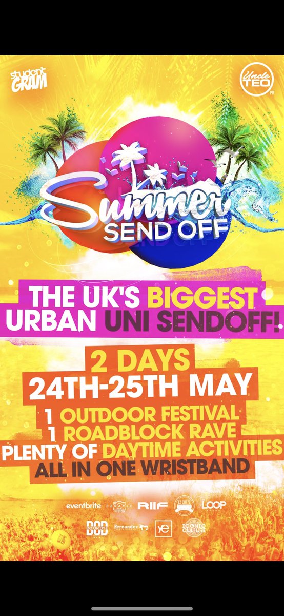 KUTZTHAGREAT's tweet photo. The wait is over!
#SummerSendOFF is now upon us!
Pre-Release Wristbands become available this Sunday!
An experience like no other!
1 Outdoor Festival
1 Nighttime Rave
& Plenty Of Daytime activities
All In One Wristband
#DifferentSelections https://t.co/2XmiarXxtt