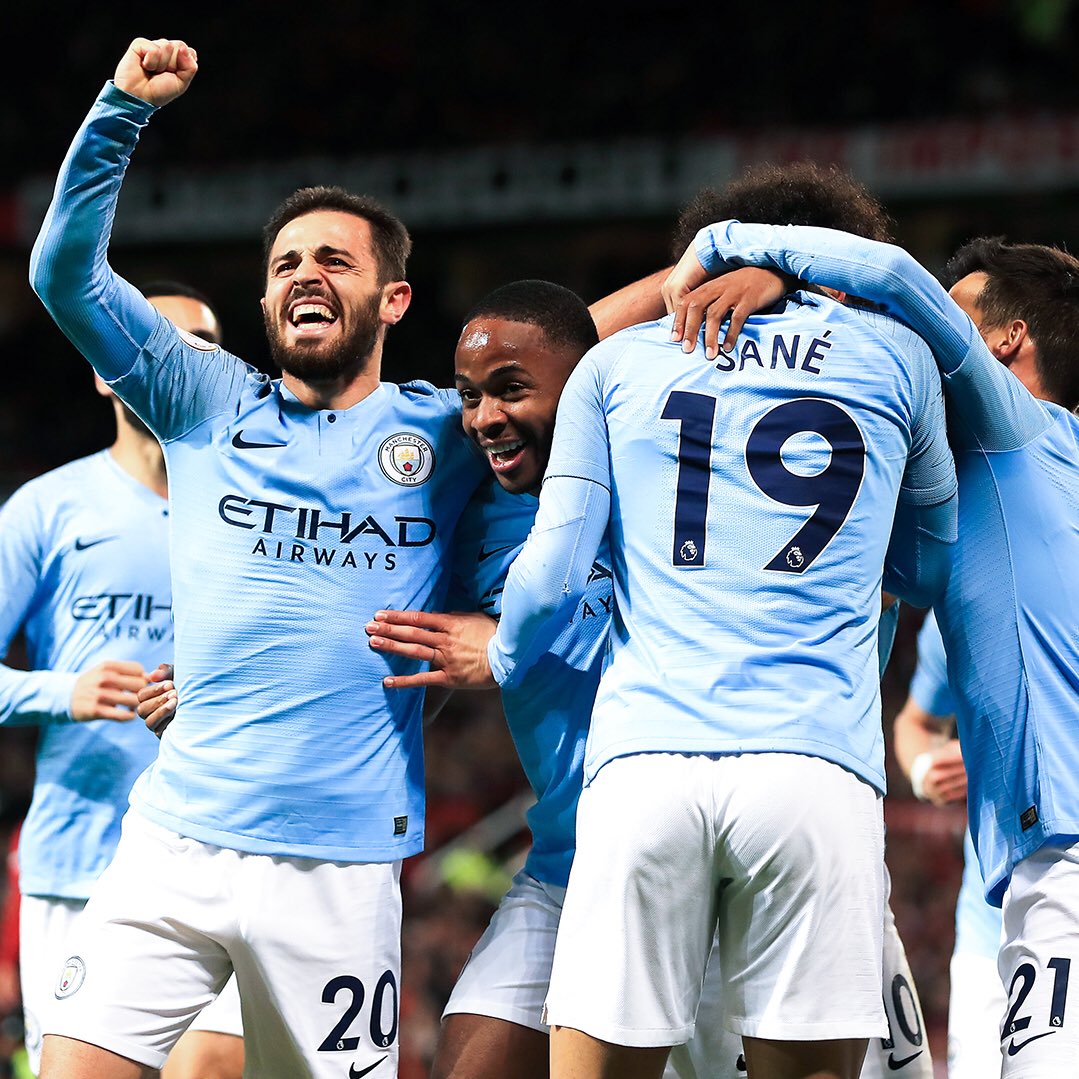 Victories in the derby always have a special taste, even more tonight !!! Proud of the boys 💙💙 @mancity ⚡️