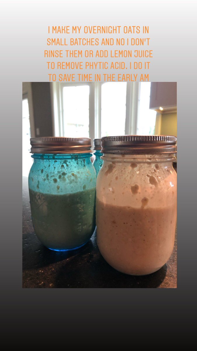 coachrut's tweet image. I have a few early mornings that limit my breakfast prep. Overnight oats to the rescue. #hellagood