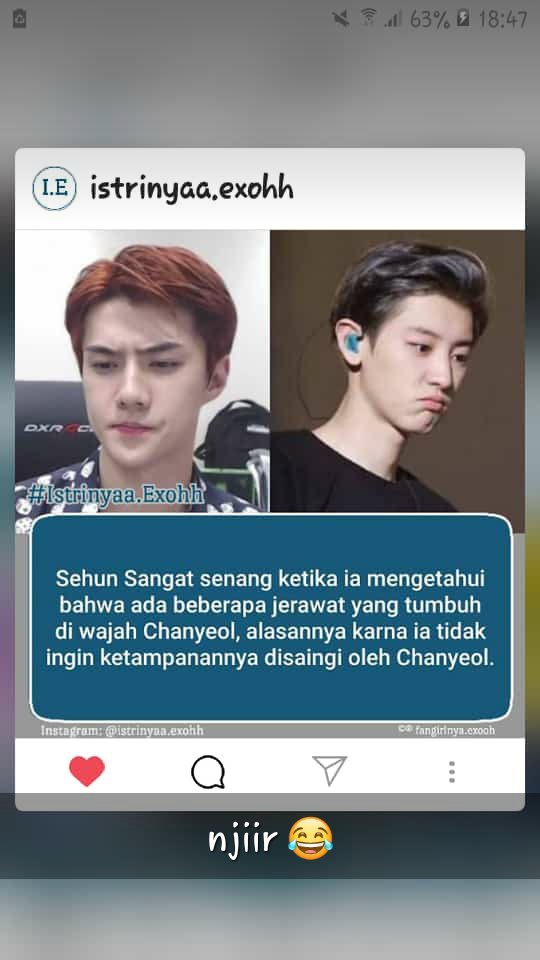claraurell61's tweet photo. 11. sehun tak mau kalah 😂
#BBMAsTopSocial EXO
@weareoneEXO https://t.co/kb77fNqgON
