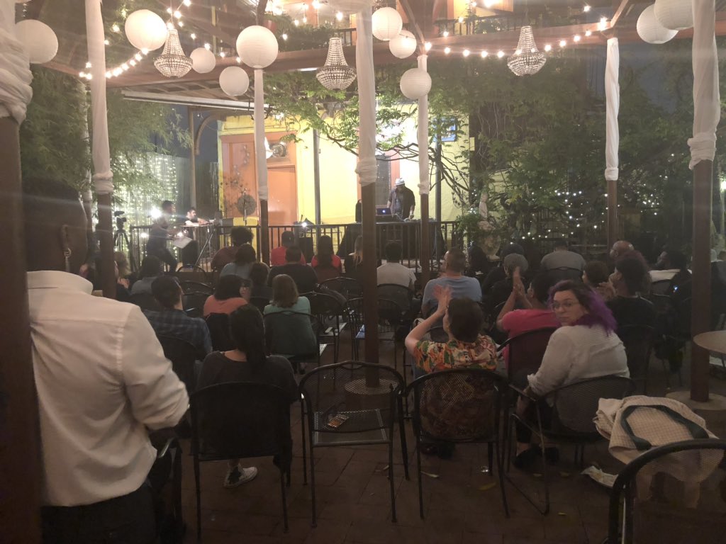 houstonpworg's tweet photo. Every Wednesday- @wanpoetry hosts a reading series in Houston’s Montrose District!! Tonight’s feature #GigiBella! 

#WritingInHouston
#UnitedStatesOfWriting 
#LitFunding https://t.co/0kSLaXp8RK