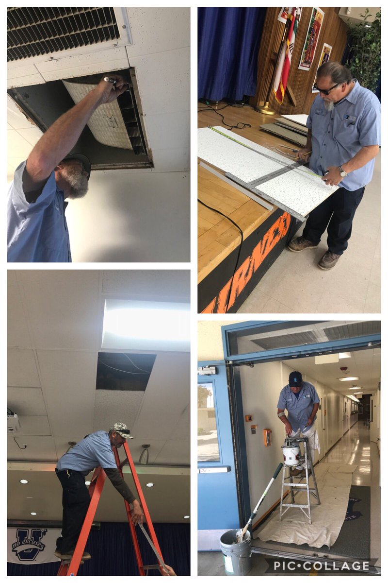A big Thank You to Dan, Danny, Fernando and Dave from RUSD Building Services for maintaining our University Cafe.  Keeping facilities clean and in tip top shape ensures the best learning environment for our Titan students and staff.  <a href="/RowlandSchools/">Rowland Schools</a>⁩ ⁦⁦@BldgSrvcMSS⁩