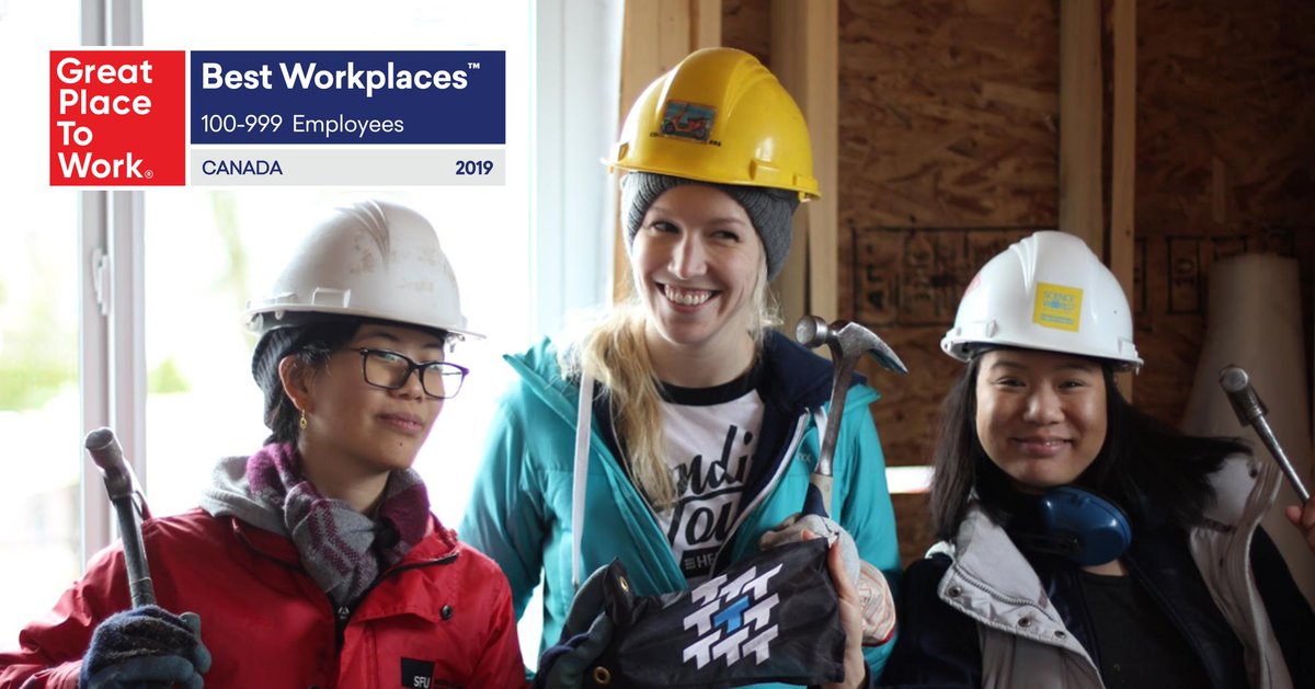 Congratulations @tractionsm on being #1 on 2019's list of the 50 Best Workplaces™ in Canada—100-999 employees! #GPTWAwards #BestWorkplaces

Full List: greatplacetowork.ca/en/best-workpl…
