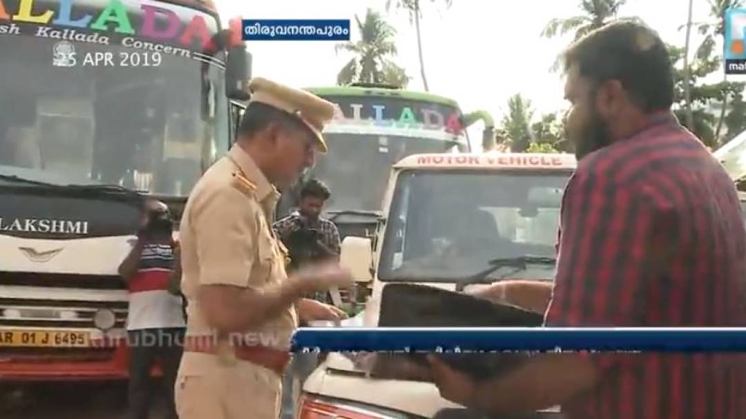 mathrubhumieng's tweet image. Raid on inter-state private buses; Minister to hold high-level meet today english.mathrubhumi.com/news/kerala/ra… #interstatebuses #mathrubhumi