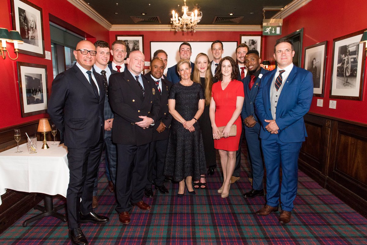 A real pleasure to have HRH The Countess of Wessex GCVO <a href="/RoyalFamily/">The Royal Family</a> with us at tonight’s Gala Dinner at @Boisdale in Canary Wharf. Great to have so many <a href="/Olympics/">The Olympic Games</a> 🏅 in 1 place, too #bobsleigh #skeleton #BacktheBrits 🇬🇧