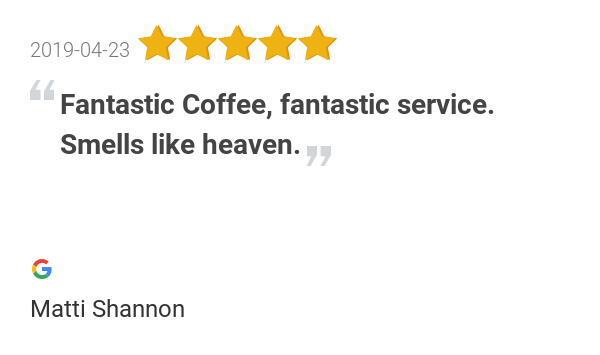 EddiesCoffee's tweet photo. New 5.0-star Review: "Fantastic Coffee, fantastic service. Smells like heaven." https://t.co/Mc2SyNIUOX