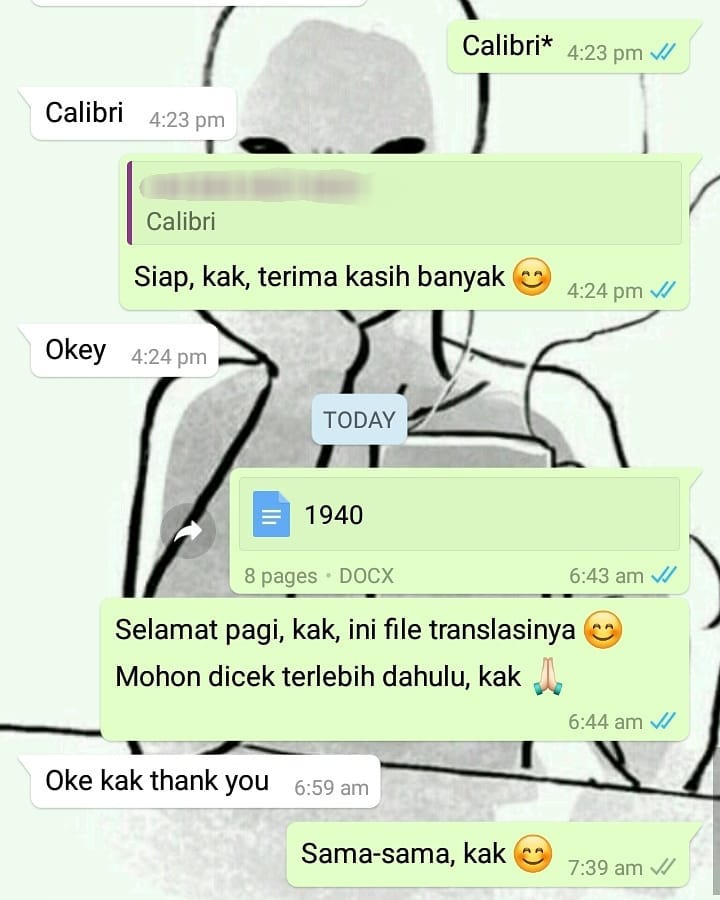 diterjemah's tweet photo. testimoni dari Traveller 60 😊 are you our next traveller? 😀 give us a call to become part of our journey. #testieunoia #jasaterjemahan #translator #penerjemah #jasaterjemahmurah #jasaterjemahvideo #jasaterjemahartikel #jasaterjemahjurnal #jasaterjemahcepat #jasaterjemahbrosur https://t.co/kmG1rkT5ER