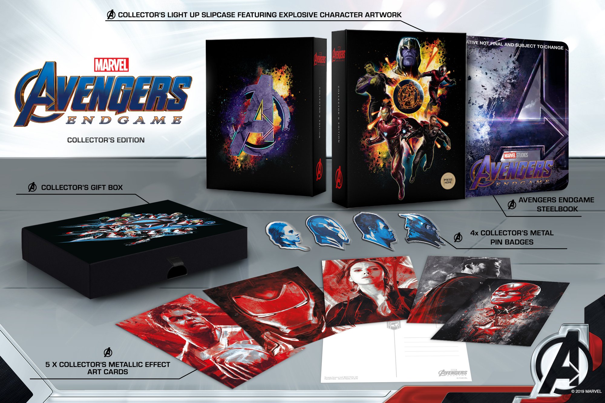 10;
Avengers : Endgame 4K Ultra HD Zavvi Exclusive Collector’s Edit...