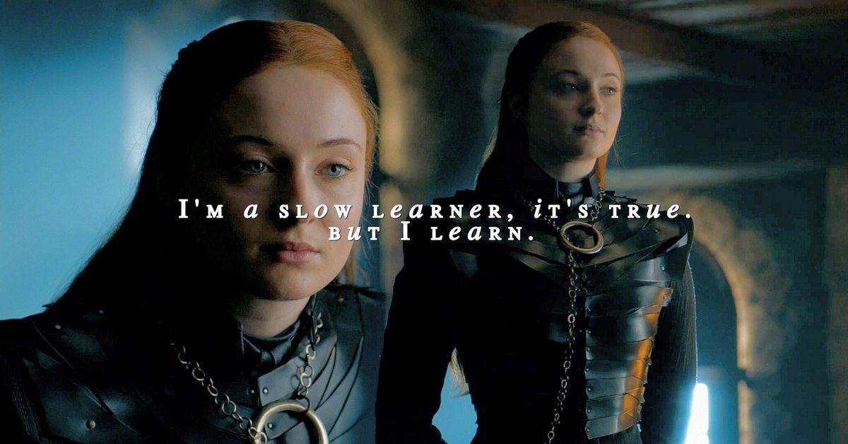 thesunsetsea's tweet photo. Sansa Stark got masterclasses from THE BEST teachers 

S1-2: Cersei Lannister 
S3: Margaery Tyrell 
S4-7: Petyr Baelish 
S8: finally her own person &amp; the smartesssst https://t.co/DTqnaC9fxw