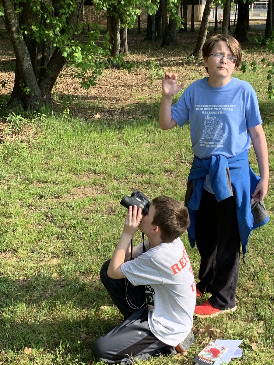 StephanieLisk's tweet photo. My kids were out today identifying birds.  Many thanks to Lori Monday, AGFC, for providing such wonderful programming! https://t.co/XQFjLn1iu4