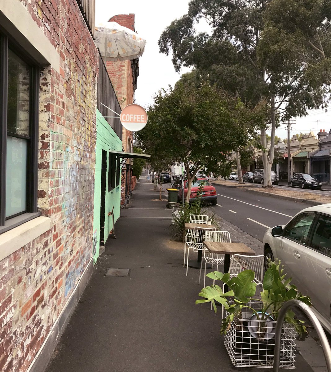 auhooper's tweet photo. Morning #Coffee : Carlton North, Australia. https://t.co/29qQvXldA2