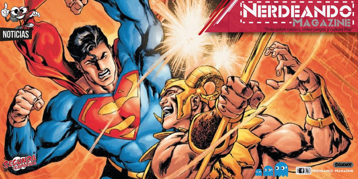 Nerdeando_Mz's tweet photo. Esto sucedió en #Kingdome , esto básicamente se trata de un #Elseword fuera de la continuidad original, en esta historia #Gog asesina no una ni dos, ni 3, sino miles de veces a #Superman en su viaje a través del hipertiempo, aunque su versión final logra sobrevivir. https://t.co/VMa0B5rjBl