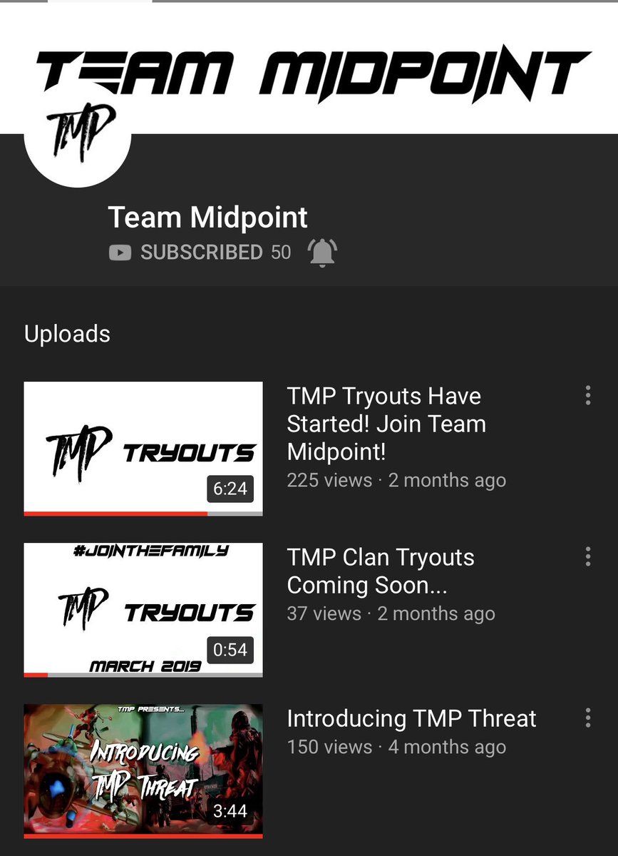 TeamMidpointUSA's tweet photo. 50 on YouTube Thanks to all our Supporters🥇Many more to Come! #TheFutureIsBright https://t.co/6k12DnzBl9