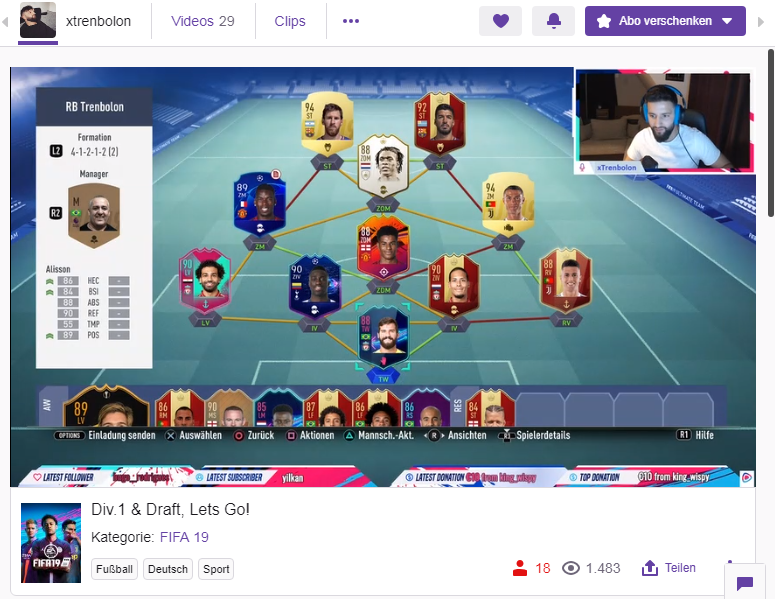 xtrenbolon's tweet photo. Bin live 🤙🤙🤙 https://t.co/i33DgMpWl6