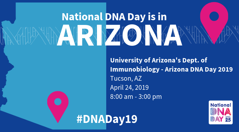 AZDNADay's tweet photo. Today is the day!! @chollachargers @DNAday https://t.co/9a1jmFs9SW