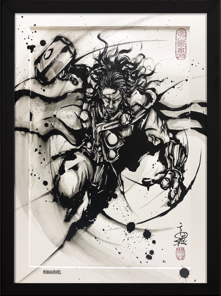 こうじょう雅之 武人画原画 マイティ・ソー Contact us info@collab