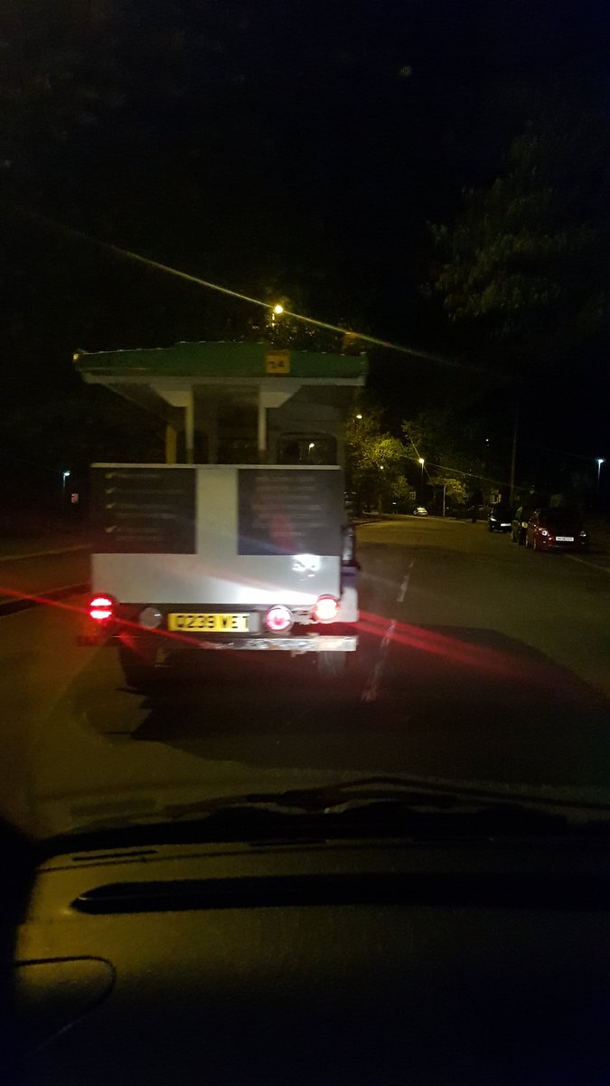 fslconsult's tweet photo. 12.20am. Travelling home in a cab. We're behind a milkfloat #OnlyInStoke https://t.co/TKcjy8od2N
