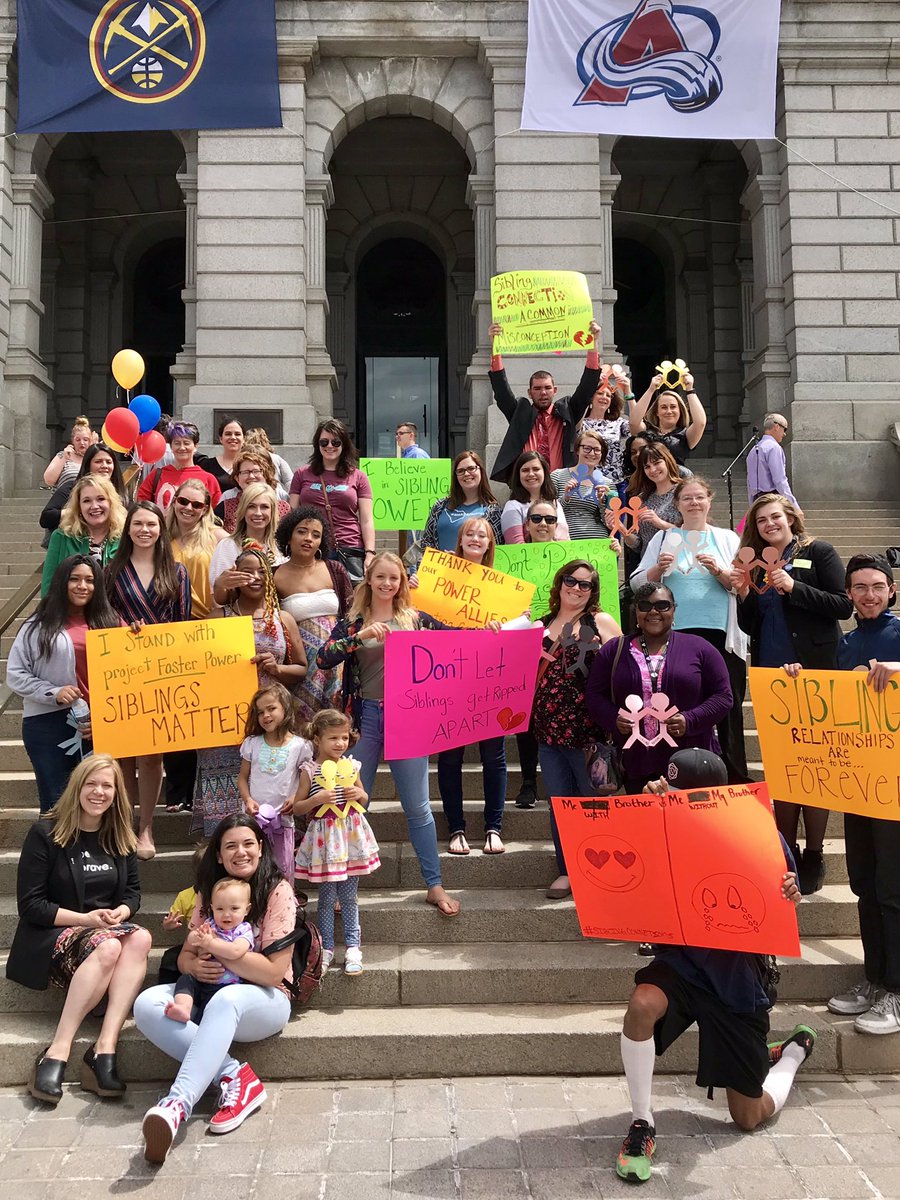 Today was a good day to raise up our voices in support of sibling relationships in foster care! So much gratitude to everyone who came out!! #beingloud #makingchange #siblingrights #siblingvoices #youthorganizing
