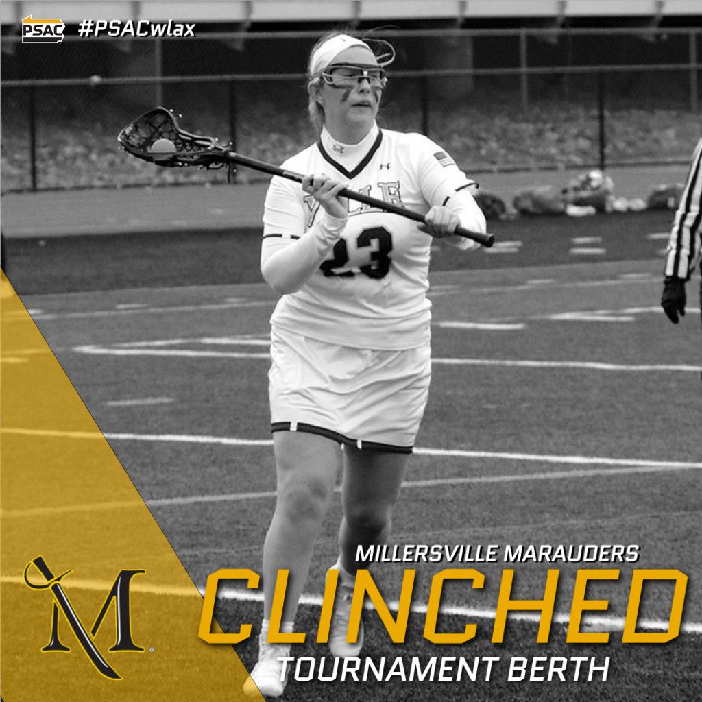 PSACsports's tweet photo. #PSACwlax Update: @VilleMarauders &amp; @GriffinsSports have also clinched a postseason berth! All six teams are locked in, seeding is TBD. We know that @WCUAthletics &amp; @ESUWarriors have first round byes! https://t.co/ySzsoBgWEn