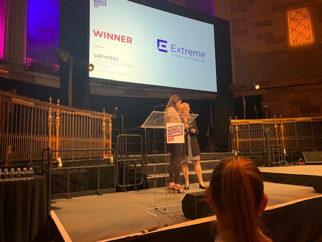 SocialChorus's tweet photo. Thank you to all today's attendees and speakers. Congratulations to all our customer winners -- We've learned about Creating Connected Companies and made new friends. See you next year ππ#futurecomms19 #workforcecommunications #internalcomms https://t.co/uTCvVxMtSz