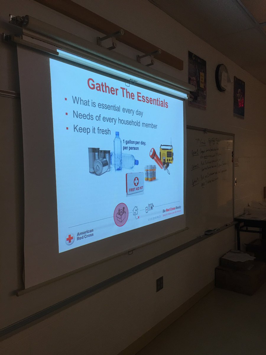 Our 6th graders are prepared! American Red Cross made a visit and spoke to 6th grade about Weather and Fire preparedness! <a href="/mehms/">Mary Ellen Henderson Middle School</a> <a href="/coachcoffren/">Coach Coffren</a> <a href="/RedCross/">American Red Cross</a>