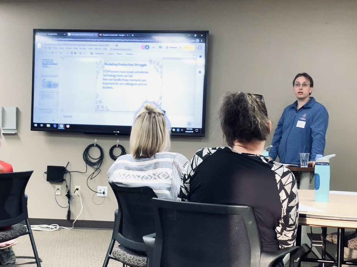 KristenSeeger's tweet image. Thanks for sharing your knowledge, wisdom &amp;amp; resources for Southeast MN teachers at the #STEMForward conference, @MarkNechanicky!